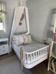 Säng med bäddmadrass junior / ungdom Oliver Furniture Vit/