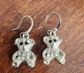 Nalle björn blingbling Örhängen 250kr