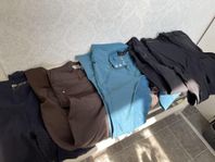 4 st ridbyxor + 1 st ridtights. Säljs som paket. S: 38