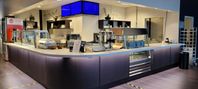 café/salladsbar utrustning &möbler till salu 