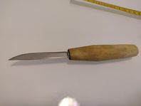 liten kniv med horn handtag 