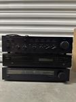 Yamaha CD, amplifier och tuner samt JWS högtalare