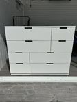IKEA Nordli vit byrå, 8 lådor
