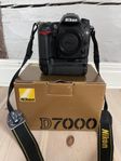 Nikon D7000 hus med batterigrepp