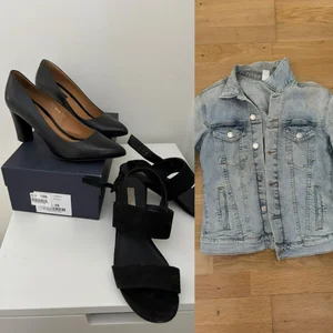 Novita pumps nya och jeansjacka paket 