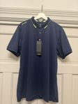 Golftröja Druids Leader Polo – Navy/Lime XL Herr
