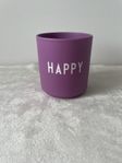 Mugg från Design Letters - Happy
