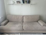 Beige soffa 