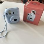 instax mini 12 kamera blå 