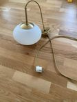 Opal taklampa 22cm vit