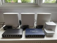 Wifi för ett helt hem (4 st Asus)