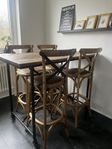 Barbord & stolar unika vintage möbler