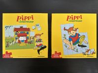 2 stycken Pippi Långstrump pussel