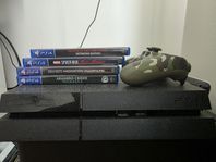 PS4 med 4 spel