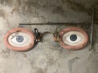 Antik fransk optikerskylt sekelskifte