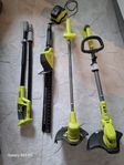 Ryobi Trädgårdsredskap Batteridrivna