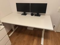 Höj och sänkbar (sitt/stå) skrivbord Ikea Trotten 160x80