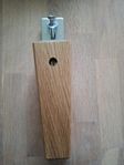 8 st sängben ek 18 cm