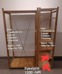 2 fina Ivar lagerbhyllor/lagerhylla 50 cm. djupa