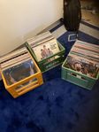 150 vinylskivor inkl skiv backar