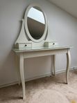 HEMNES Toalettbord med spegel, vit, 100x50 cm