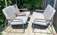 Loungegrupp soffa 2 stolar