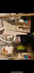 akvarium som använts som hamsterbur 