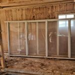 Plexiglasväggar till uteplats/växthus