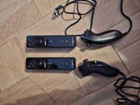 Nintendo wii kontroller, nunchack, motion plus