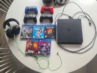 ps4 med tillbehör