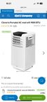 Cleverio Portabel AC med wifi 9000 BTU