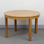 IKEA Bjursta ekbord med iläggsskiva