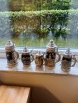 German Beer Stein / Ölstein muggar