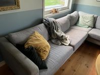 Mio hörnsoffa med avtagbar klädsel