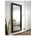 HEMNES Spegel - svartbrun