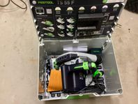 Sänksåg Festool TS55F med dubbla skenor