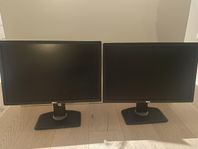 2st Dell 24”-skärmar