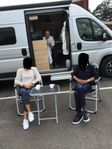 Campingstolar, bord, matta