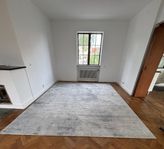 Stor matta - 3x4 meter - grå/vit