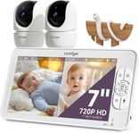 NY! Comfyer Split-Screen babymonitor med 2 x kameror