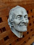 Wall Sculpture Head of Voltaire 