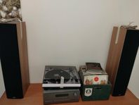 stereo och lp skivor