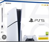 ps5 slim disc + 4 spel