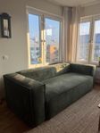 Grön 3-sitssoffa ”Blok 3 Seater”