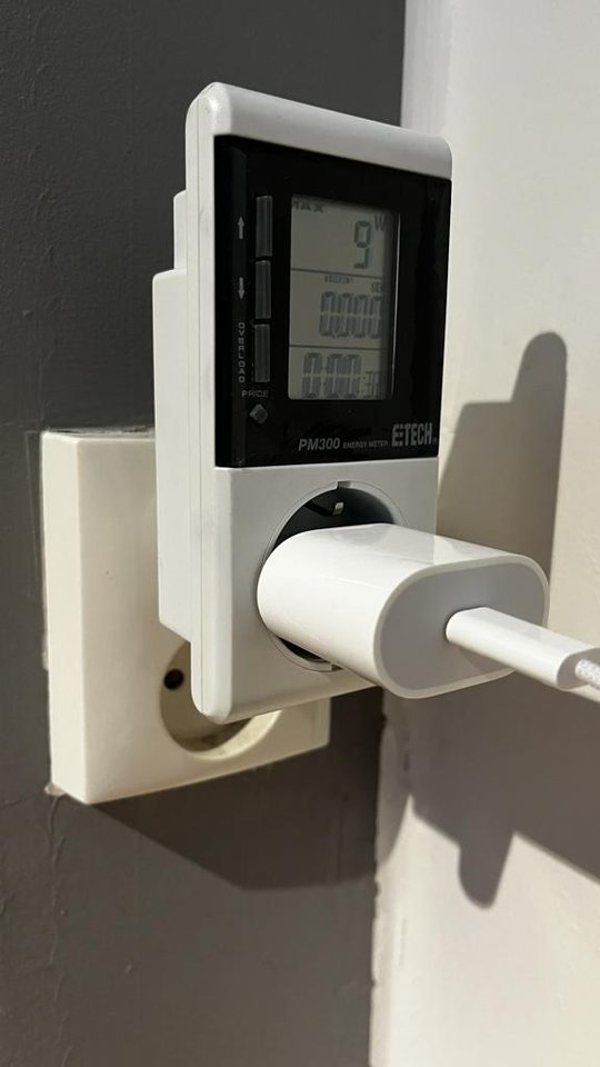 Energimätare med minne/kostnad
