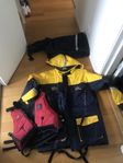 SUNDRIDGE thermo flytjacka + byxor stl XL + flytväst.