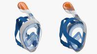 2 x Subea Easybreathe snorklar