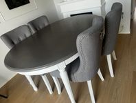 Ovalt matbord 