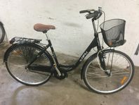 damcykel fast korg 3 växlar 28 tum kjolskydd 