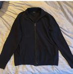 mörkblå cardigan Massimo Dutti 